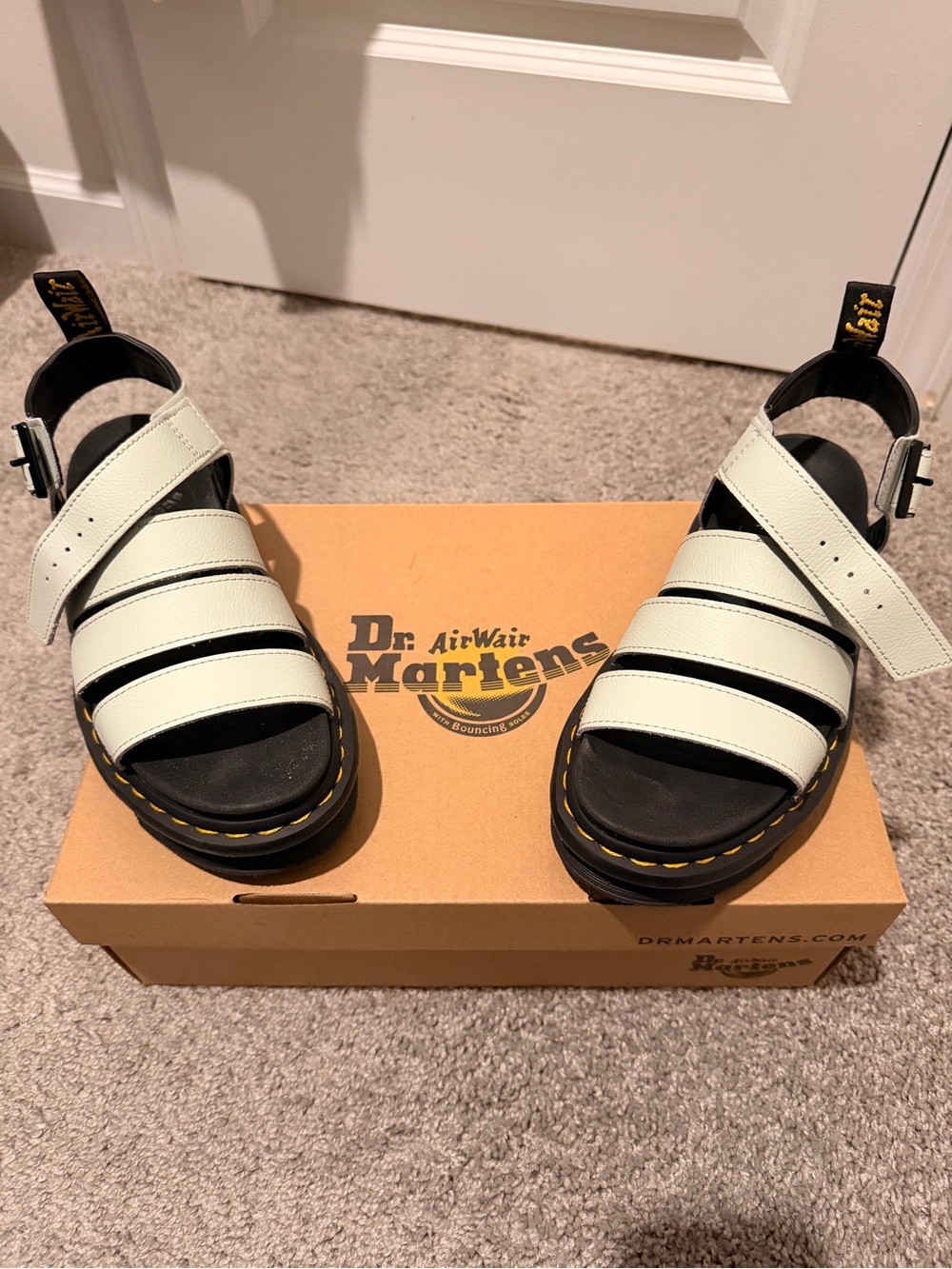 Dr. Martens mint green Sandals